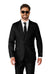Suitmeister | Solid Black | Herrenanzug