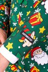 Suitmeister Herrenanzug Santa Elves Grün