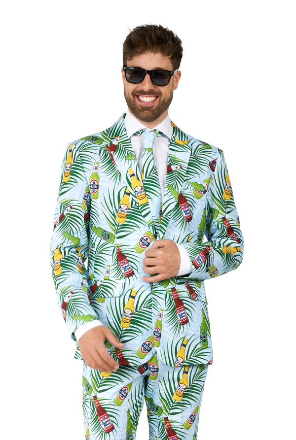 Suitmeister | Tropical Beers Blau | Herrenanzug