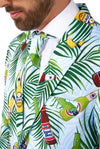 Suitmeister | Tropical Beers Blau | Herrenanzug