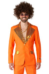 Suitmeister | Disco Anzug Orange | Herren Disco Kostüm