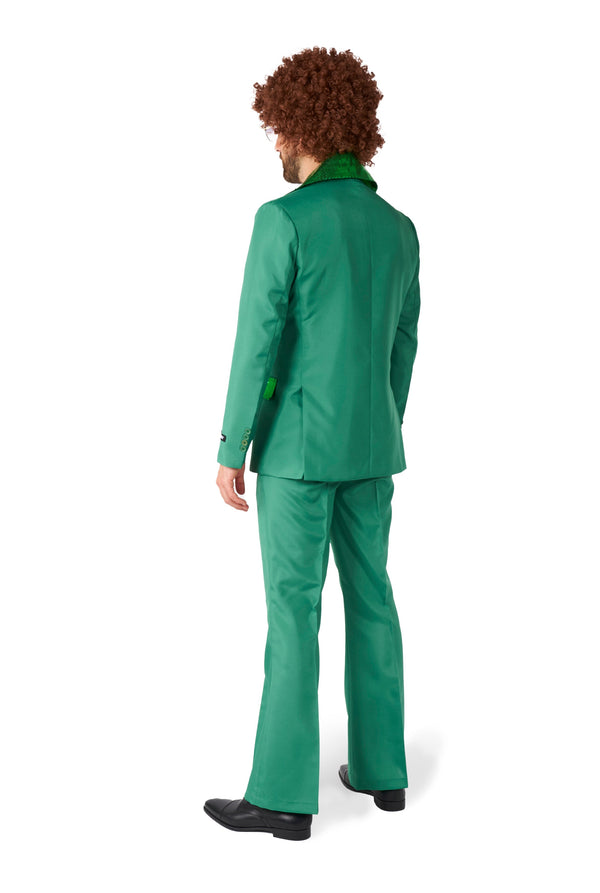 Suitmeister | Disco Anzug Pink | Herren Disco Kostüm Grün