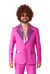 Suitmeister | Disco Anzug Pink | Herren Disco Kostüm Pink