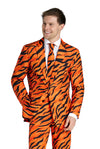 Suitmeister | Tiger Orange | Herrenanzug Tiger Print | Orange