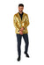 Suitmeister | Pailletten Gold | Glitzerjacke Gold | Blazer für Herren