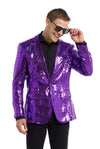 Suitmeister | Pailletten Lila | Glitzerjacke Lila Herren