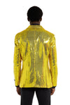 Suitmeister | Pailletten Gelb | Gelbe Glitzerjacke für Herren