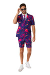 Suitmeister | Sommer Retro Neon Navy | Herrenanzug | Herrenanzug