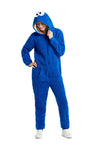 Opposuits | Krümelmonster-Onesie | Unisex | Für Erwachsene | Sesamstraße™