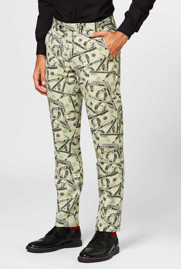 Opposuits | Cashanova | Herrenanzug | Herrenanzug mit Dollar-Aufdruck
