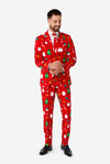 Opposuits | Festivität Rot | Herrenanzug | Weihnachtsanzug für Herren