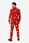 Opposuits | Festivität Rot | Herrenanzug | Weihnachtsanzug für Herren