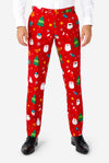 Opposuits | Festivität Rot | Herrenanzug | Weihnachtsanzug für Herren