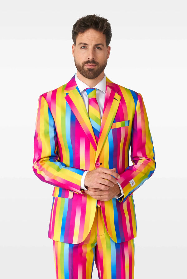 Opposuits | Regenbogenglasur | Herrenanzug | Herrenanzug Regenbogen