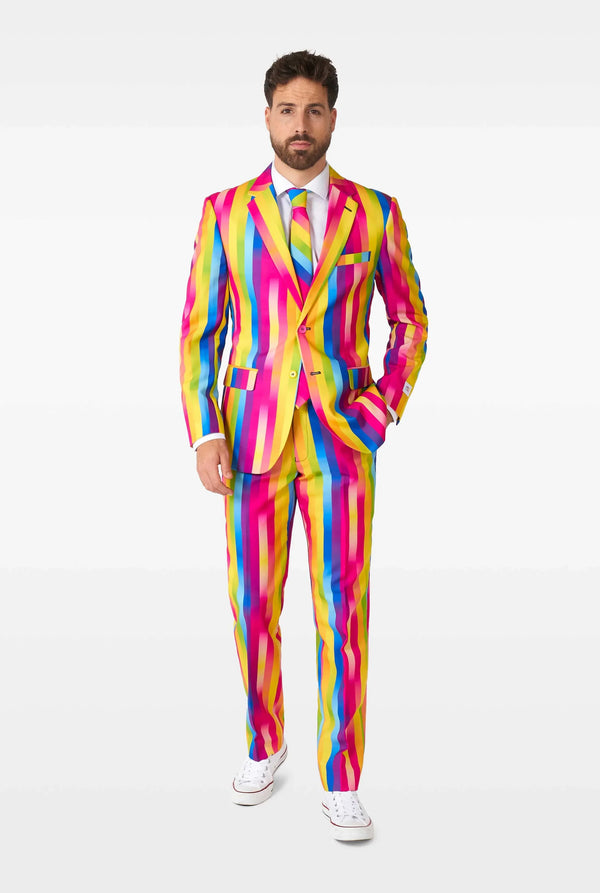 Opposuits | Regenbogenglasur | Herrenanzug | Herrenanzug Regenbogen