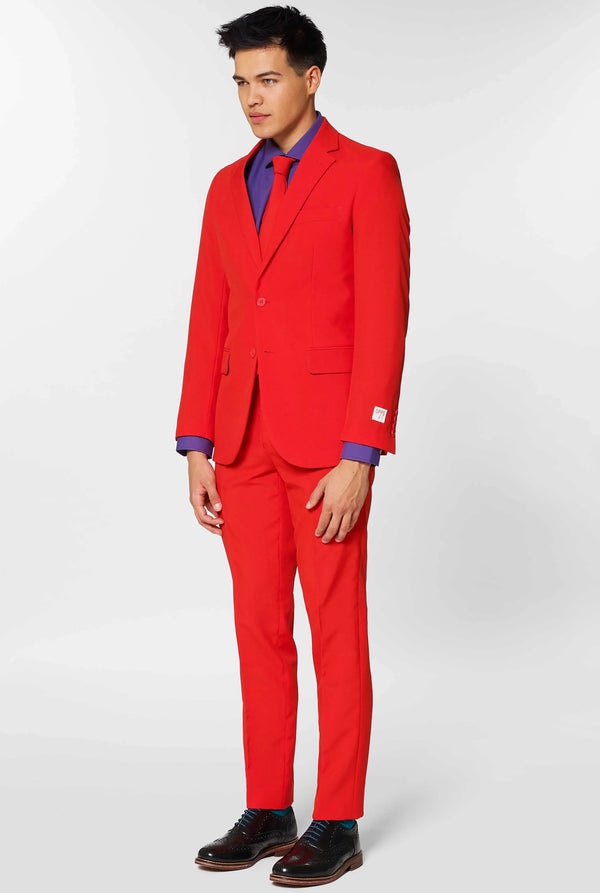 Opposuits | Roter Teufel | Herrenanzug | Herrenanzug Rot