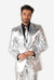 Opposuits | Glänzendes Silber | Herrenanzug | Herrenanzug Silber