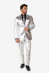 Opposuits | Glänzendes Silber | Herrenanzug | Herrenanzug Silber