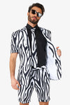 Opposuits | Sommer Zazzy Zebra | Herrenanzug | Herrenanzug mit Zebramuster
