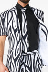 Opposuits | Sommer Zazzy Zebra | Herrenanzug | Herrenanzug mit Zebramuster