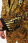 Opposuits | Goldener Geo-Stern | Herrenanzug | Goldener Herrenanzug