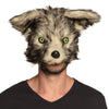 Plüsch-Halbmaske Wolf
