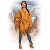 Bohemien Poncho | Für Damen (Einheitsgröße)