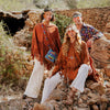 Bohemien Poncho | Für Damen (Einheitsgröße)
