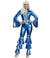 Hippie Kostüm - Für Damen - Jumpsuit + Gürtel - Blau