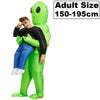 Alien Kostüm - Aufblasbar - Für Kinder & Erwachsene