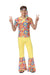 Hippie-Kostüm – Für Männer – Oberteil + Hose + Stirnband