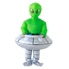 Aufblasbares Alien-Kostüm – mit UFO-Beinen – für Kinder und Erwachsene