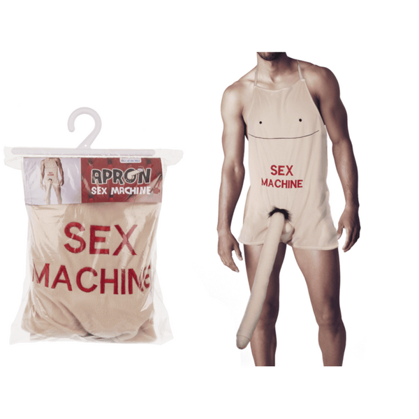 Küchenschürze Sexmaschine | Mit Plüschpenis