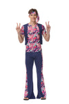 Retro 60er 70er - Hippie Kostüm - Für Männer