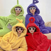 Teletubbies Onesie-Kostüm/Pyjama – Verschiedene Größen und Farben – Für Kinder und Erwachsene