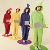 Teletubbies Onesie-Kostüm/Pyjama – Verschiedene Größen und Farben – Für Kinder und Erwachsene