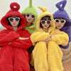 Teletubbies Onesie-Kostüm/Pyjama – Verschiedene Größen und Farben – Für Kinder und Erwachsene