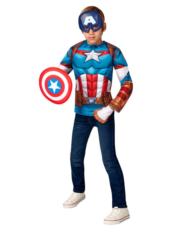 Captain America Anzug Kinderset (5-10 Jahre)