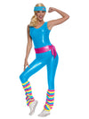 Barbie-Kostüm | Für Frauen | Overall + Gürtel, Strümpfe &amp; Stirnband