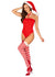Kissmas Sexy Weihnachtskostüm - Rot