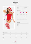 Kissmas Sexy Weihnachtskostüm - Rot