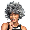 Wild Hair Perücke | Wilde Wanda | Schwarz/Weiß