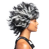 Wild Hair Perücke | Wilde Wanda | Schwarz/Weiß