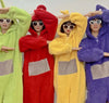 Teletubbies Onesie-Kostüm/Pyjama – Verschiedene Größen und Farben – Für Kinder und Erwachsene